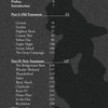 Table of contents page from "Hockomock" by Schiffer Publishing, Ltd., with section and chapter titles plus page numbers, set against a witch silhouette—a nod to Bridgewater Triangle's paranormal activity in southeastern Massachusetts.