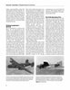 A page from "Second in Line: Second to None" by Schiffer Publishing, Ltd. features black-and-white photos of an 8th Air Force B-24 Liberator with crew and a B-25, plus text comparing these planes during the Daylight Bombing Offensive.