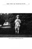 A black and white photo of a young boy on a sidewalk, hands together, with bushes behind him, from The Clay Pigeons by Schiffer Publishing, Ltd. Caption: Future B-17 pilot RCS as a boy, Philadelphia, c. 1924.