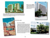 Miami: Past and Present" by Schiffer Publishing, Ltd. features scrapbook-style pages with vintage and modern photos of the Shelborne and Shore Club hotels, showcasing Miami’s history from mid-century pool scenes to today’s high-rises and palm trees.