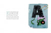 A large black letter A stands on a rainy blue background with an alligator, arrows, and a vintage album. Animal Abecedary by Schiffer Publishing, Ltd. features alphabet collages made from vintage engravings.