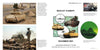 A two-page spread from Schiffer Publishing, Ltd.'s M2/M3 Bradley manual showcases action photos of the infantry fighting vehicle, soldiers in combat, and diagrams of gun sights and targeting. The manual is titled "Bradley Gunnery," November 2003.