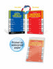 The SeaWise Emergency Action Guide and Safety Checklists for Sailing Yachts by Schiffer Publishing, Ltd. is a two-sided waterproof flipbook with a yellow Yacht Safety Checklist cover and a red Sailing Emergency Guide for easy reference at sea.