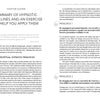 The left page of Perceptual Hypnosis by Schiffer Publishing, Ltd. features guidelines and an exercise, while the right page presents three perceptual hypnosis principles for spiritual growth and transformation.