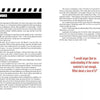In "Lights, Camera, Game Over!" by Schiffer Publishing, Ltd., the left page features a Foreword with a clapperboard graphic and Hollywood filmmaking insights, while the right showcases an orange-and-black quote and Paul W. S. Anderson’s reflection.