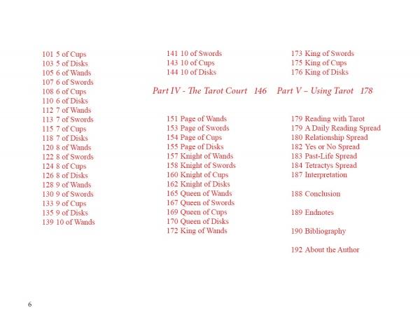The Mary-El Tarot, 2nd Edition Table of Contents