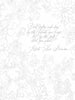 A handwritten quote appears amid light, delicate florals, reminiscent of "Painterly Days" by Schiffer Publishing, Ltd.: “Don’t judge each day by the harvest you reap but by the seeds that you plant.” — Robert Louis Stevenson.