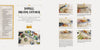 Dream Catchers by Schiffer Publishing, Ltd. provides a bohemian chic jungle craft guide: materials and supply photo on the left page, plus four step-by-step illustrated instructions to create unique dream catcher wall hangings on the right.