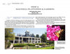 A stately white plantation house with wrap-around porch and green landscaping; inset photo of a pink flower with butterfly. Text covers Civil War Tour of Charleston, Schiffer Publishing, Ltd., visitor info, and city historical sites.