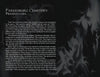 Image of a page from "Ghosts in the Cemetery" by Schiffer Publishing, Ltd., featuring white smoky patterns on black and recounting eerie legends and ghost stories linked to Pennsylvania's Parkesburg Cemetery.