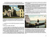 A page from "Greetings from St. Augustine" by Schiffer Publishing, Ltd. features a historic courthouse with a dome and trees above men in 19th-century attire on a boat, recalling vintage postcard scenes from America’s oldest city.