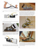 A page from Schiffer Publishing, Ltd.'s "Hand Planes in the Modern Shop" shows detailed photos and descriptions of wooden and metal hand planes—ideal for woodworkers and anyone interested in plane restoration.