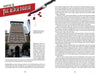 The top of two pages in Hollywood Obscura (Schiffer Publishing, Ltd.) features The Black Dahlia title and a bloody knife. The left page shows a photo of the historic Biltmore Hotel, famed for Hollywood murders and haunted legends.