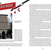 The top of two pages in Hollywood Obscura (Schiffer Publishing, Ltd.) features The Black Dahlia title and a bloody knife. The left page shows a photo of the historic Biltmore Hotel, famed for Hollywood murders and haunted legends.