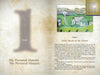 A spread from Spirit Magnet In Texas by Schiffer Publishing, Ltd. shows “Part 1: My Personal Haunts” on the left, and chapter 1, “Little Shack on the Prairie,” on the right, with an illustration of a green house, windmill, trees, and hills.