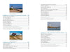A two-page book spread in "Lighthouses and Coastal Attractions of Southern New England" by Schiffer Publishing, Ltd. features a table of contents with photos of Brant Point and Bird Island lighthouses next to chapter headings and page numbers.