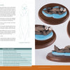 A page from "Carving Marine Mammals with Power" by Schiffer Publishing, Ltd. features step-by-step photos and illustrations to carve a sea otter and pup on blue water with brown bases, plus text instructions and a reference chart.