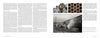 A two-page spread from "Smoke Over Steamtown" by Schiffer Publishing, Ltd. shows text on both pages and four right-page photos: uniformed people, a train headlight, stacked cylinders, and a steaming locomotive at a heritage station.