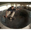 A man skateboards in a pool at FDR Skatepark, featured in "FDR Skatepark: A Visual History" by Schiffer Publishing, Ltd., highlighting this legendary D-I-Y park built by the skateboarding community.