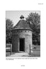 A round brick dovecote with a conical shingled roof stands amid grass and trees, ringed by a wooden fence. Its open doorway recalls the eerie stories found in "Haunted Plantations of Virginia" from Schiffer Publishing, Ltd.
