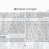 A page from Ghosts of Central Arizona by Schiffer Publishing, Ltd. offers driving directions, a location description, and a “Love and Light” section, with canyon imagery—ideal for travelers visiting sites like the Jerome Grand Hotel.