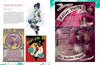 Discover "Roller Derby / Girl Gang" by Schiffer Publishing, Ltd.: a two-page comic-style spread spotlighting artist Dani Kaulakis on the left and a dynamic, tattooed skater poster celebrating female empowerment on the right.