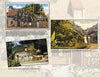 Greetings from St. Augustine by Schiffer Publishing, Ltd. is a collage of three vintage postcards highlighting the Oldest School House, lush gardens, signs, people, and captions that capture scenes from America’s oldest city.