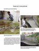 A collage features workers finishing Schiffer Publishing, Ltd.'s Cast-in-Place Concrete Countertops, applying acid and acrylic stains to countertops and a pool edge, showcasing various decorative concrete techniques.