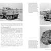 Two pages from "Ford M8 and M20" by Schiffer Publishing, Ltd. show black-and-white photos of WWII armored vehicles—side and top views—and text about the Multiple Gun Motor Carriage T69 and Armored Chemical Car T30.