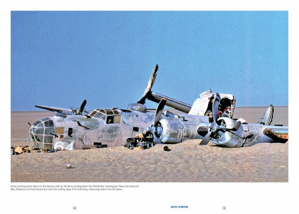 No Way Out by Schiffer Publishing, Ltd. tells the enduring WWII bomber mystery of the B-24 Liberator Lady Be Good—wrecked in the Libyan Desert with broken tail, damaged nose and engines—abandoned beneath a cloudless sky.