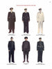 Uniforms of the East German Military by Schiffer Publishing, Ltd. features six full-length images of men modeling DDR military and Volkspolizei-See (1952–1956) uniforms—dress, deck, special clothing, and guard—each type clearly labeled.
