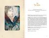 The Tarot of Enchanted Dreams by Schiffer Publishing, Ltd. features the VII The Chariot card with a resolute woman and winged horse; the facing page provides keywords, meanings, questions, and advice for your journey.