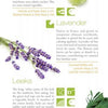 A page from The Farmer's Market Guide by Schiffer Publishing, Ltd. highlights kohlrabi, lavender, and leeks with photos, descriptions, and seasonal recipes using these fresh local vegetables and herbs.