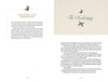 Two book pages: the left shows a butterfly above the title The Empath’s Quest and a block of text. The right features The Awakening, with a butterfly and hummingbird, exploring empathy and destiny in two columns. Brand: Schiffer Publishing, Ltd.