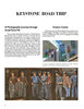 A page from "Small Town Pennsylvania" by Schiffer Publishing, Ltd. showcases Greene County, PA, with text and two photos: welcome center banners and a miners' group in work clothes.