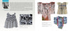 Artistry in Fiber, Vol. 1 by Schiffer Publishing, Ltd. displays a portrait, text, and contemporary fiber art, with black-and-white patterns and vibrant, textured garments inspired by nature and geology.