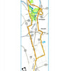 Connecticut by Bicycle by Schiffer Publishing, Ltd. features a map of a moderate bike ride from Winding Trails Rec Area through Farmington, Plainville, and Plantsville, with numbered points and major roads—ideal for a scenic cycling route in Connecticut.