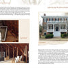 A spread in "Virginia's Haunted Historic Triangle 2nd Edition" by Schiffer Publishing, Ltd. shows attic interiors with old beams and an exterior of Lee Hall Mansion, evoking the eerie charm of Virginia’s ghostly history.