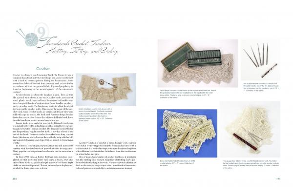 antique american needlework tools: crochet
