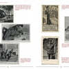 Two pages from "German Military Travel Papers of the Second World War" by Schiffer Publishing, Ltd. showcase six B&W WWII German military photos and illustrations, each with captions, red text notes, and references to original Wehrmacht documents.