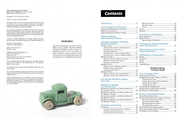 barclay miniature trucks contents