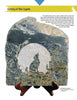 Carving a Coyote in Soapstone by Schiffer Publishing, Ltd. features a plaque of a howling coyote and cactus, displayed on a wooden stand, with text exploring the cultural history and symbolism of coyotes.