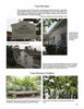 A page from Schiffer Publishing, Ltd.’s "Historic Monterey" features five photos and text about Casa Serrano and its garden, showcasing the 1800s house, an info sign, staircase, lush garden, and a bench among greenery and calla lilies.