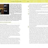 A magazine spread promotes "The Ultimate Guide to Strange Cinema" by Schiffer Publishing, Ltd., with a left-page image of a woman before an open fridge—evoking quirky films—beside columns of printed interview text.