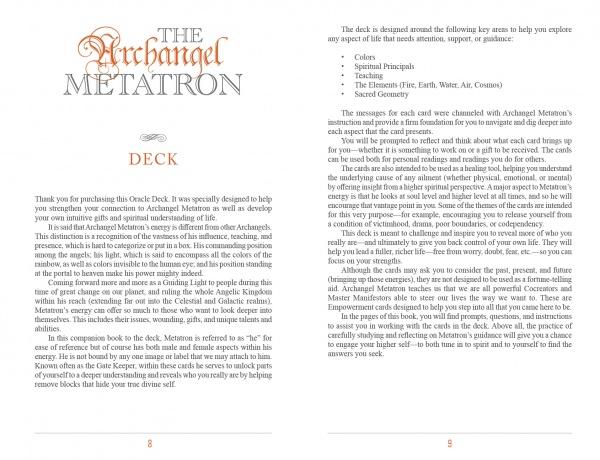 The Archangel Metatron Self-Mastery Oracle - DECK