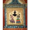 Dare to Dance" by Schiffer Publishing, Ltd. is a decorative textile art piece featuring two women in vibrant Indian attire dancing beneath a silhouette archway, adorned with ornate patterns and beadwork—a joyful tribute inspired by dance quilts.