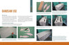 A magazine spread titled "Carving Marine Mammals with Power" by Schiffer Publishing, Ltd. offers step-by-step photos and instructions for preparing and cutting fish-shaped wood templates using a bandsaw, plus tips on blank selection and layout.
