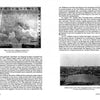 A book spread from Schiffer Publishing’s "The Patapsco" features a 1796 historical Baltimore map on the left and an 1870s black-and-white photo of the harbor on the right, with descriptive text about Maryland history.