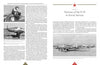 Two pages from Schiffer Publishing, Ltd.’s "The Bell P-39 Airacobra and P-63 Kingcobra Fighters": one page with text and two B&W photos, the other with a large image of Lend-Lease P-39s lined up on an airfield.