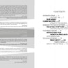 The contents page of Under Spiritual Siege by Schiffer Publishing, Ltd. features chapter titles on the right, a suited man's silhouette at the bottom right, and gray review quotes on the left, all in a clean black-and-white paranormal-themed design.
